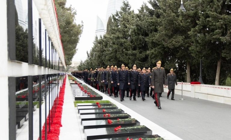 DİN-in şəxsi heyəti 20 Yanvar şəhidlərinin xatirəsini yad etdi – VİDEO